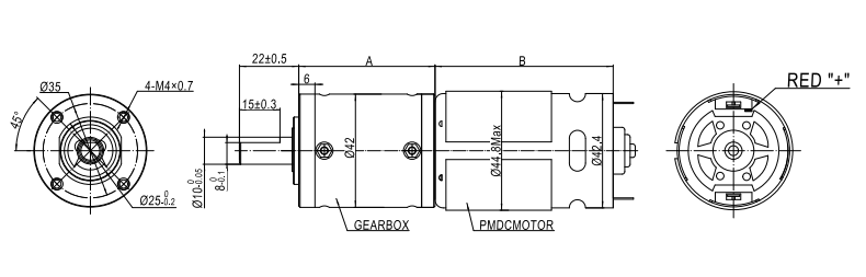 Motor Dimension Details