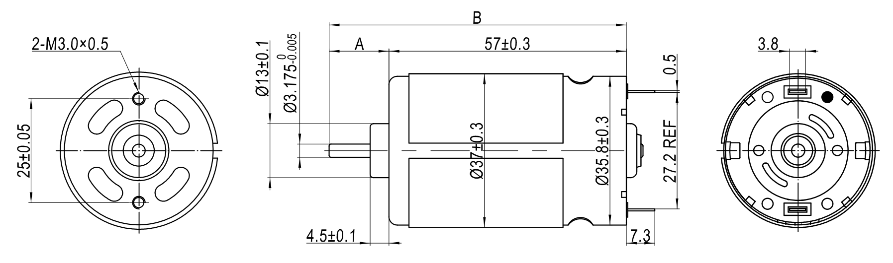 Custom Reduction Micro Planetary Gearbox Permanent Magnet Brushless Brush DC Motor 1.5V 3V 12V 24V for Dc Motor Toy