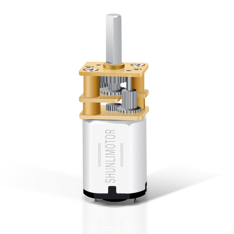 N30-1030 DC 12V 100 RPM 91.17mN.m Speed Reduction Gear Motor Brush Commutation Permanent Magnet Construction Smart Home Boat Fan