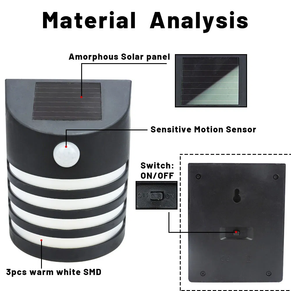Solar Wall Lamp View 4