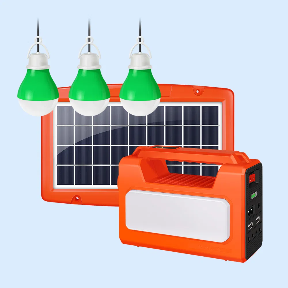 Sunflare 3.5W Solar Panel Kit with 3 LED Bulbs for Home and Outdoor Solar Lighting System (SC-6)