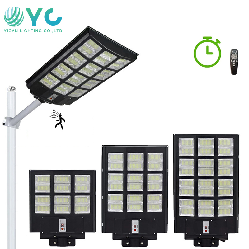 600W 800W 1000W Energy Saving Powered All in One Portable LED Solar Street Light