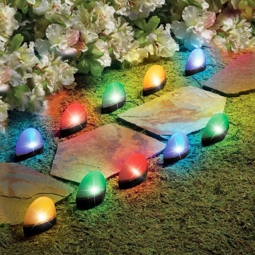 Solar-Powered Garden Light: Decorative Resin Tree Stump Design