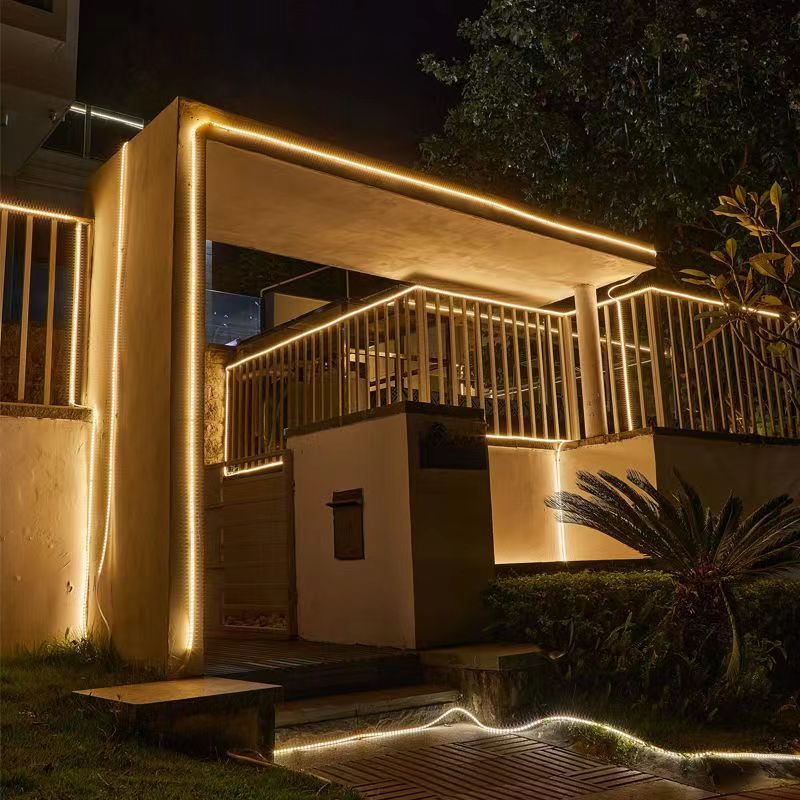 2700K Warm White Solar LED Rope Hanging Lights for Backyard Garden Porch Pool Wedding Party