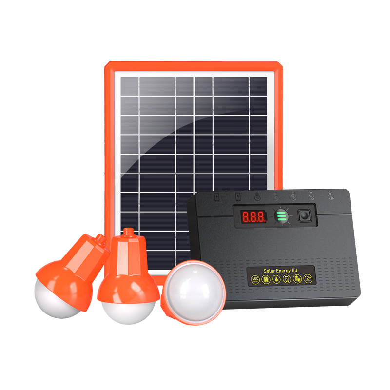 Lighting Africa 5W Solar Home Light Charging Panel Kit for Indoor and Outdoor Use