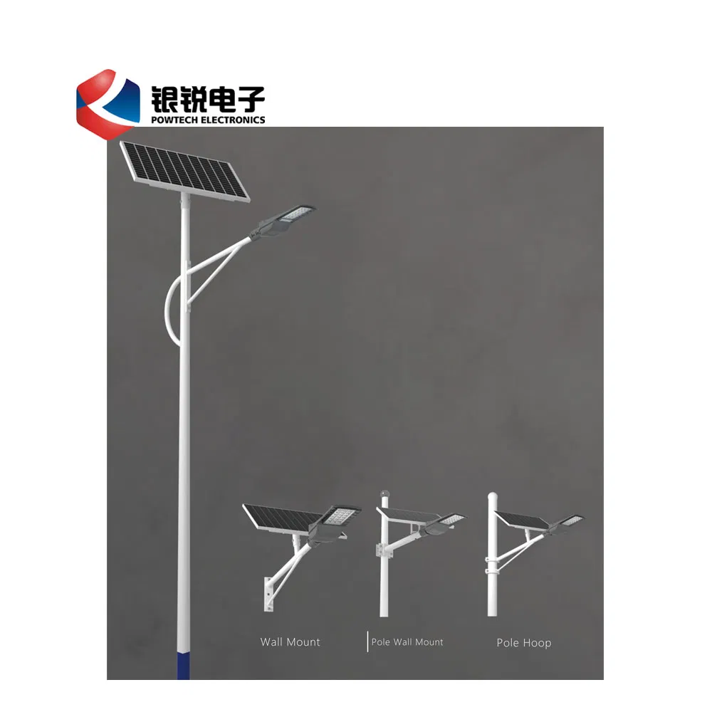 All-in-One Waterproof Outdoor 60W LED Solar Street Lights with Lithium Battery