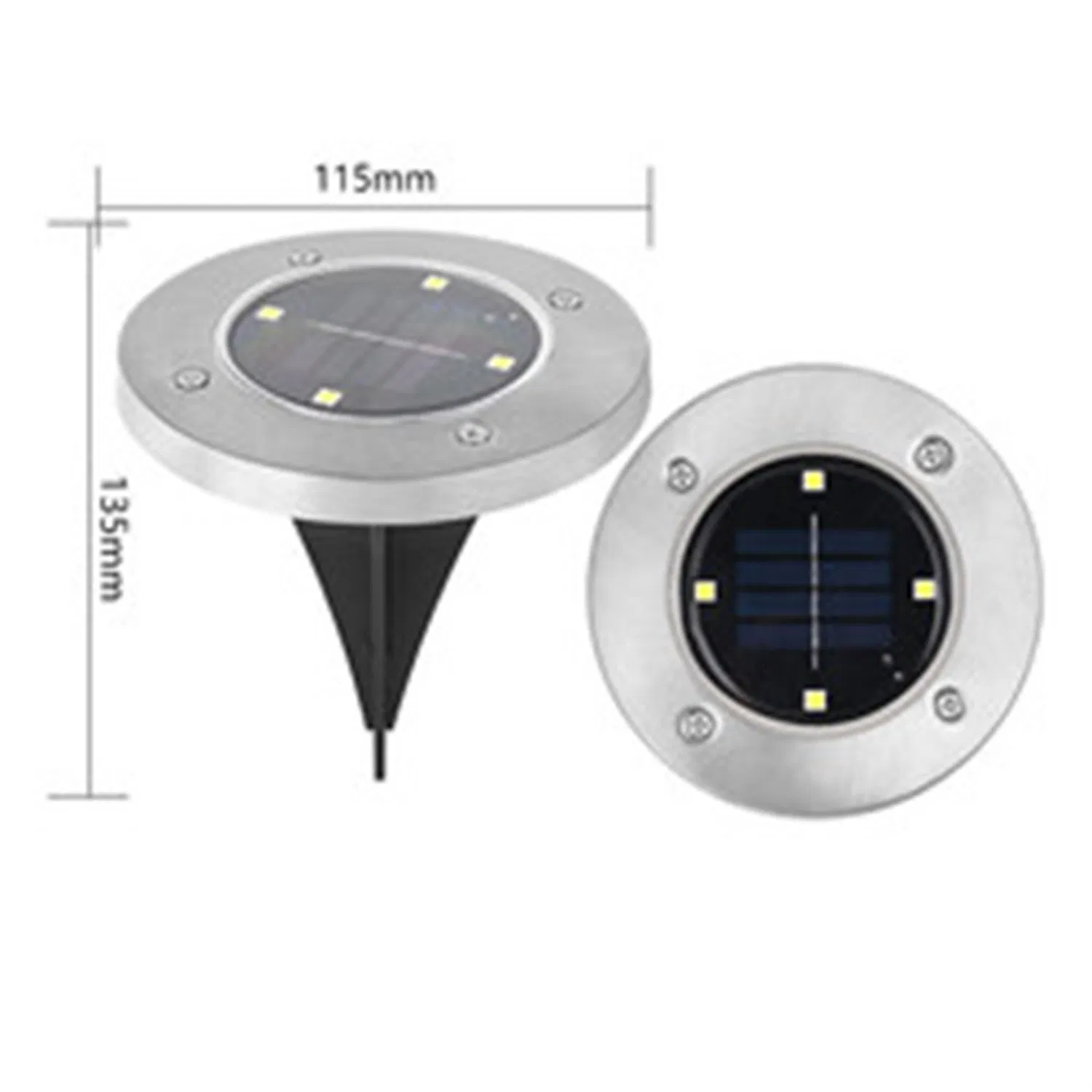 Stainless Steel Underwater Solar Inground LED Swimming Pool Lights