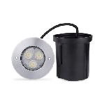 High Quality 304 Stainless Steel LED Pool Light IP68 Waterproof Single Color RGB DC24V 12W Inground Solar Pool Light