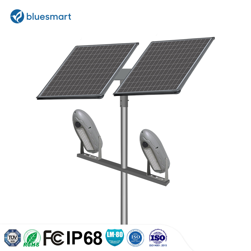 Bluesmart Best IP67 Solar Power Sensor Flood Light Integrated LED Solar Powered Floodlight 200W
