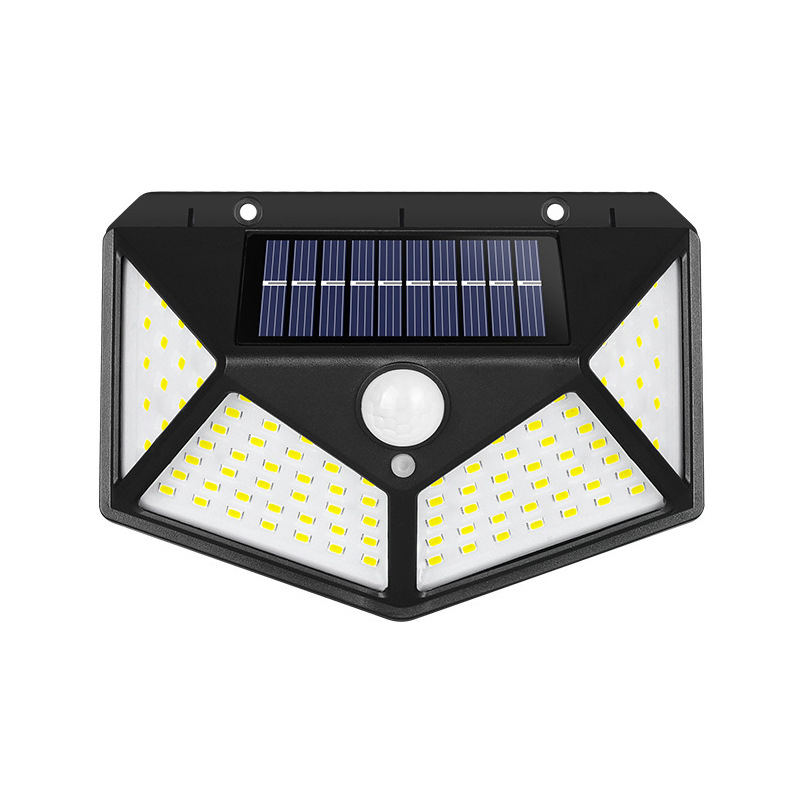 Super Bright 3 Lighting Modes Outdoor Waterproof Solar Motion Sensor Wall Light for Outside Walking Dog Fence Backyard Garden Door Step Garage