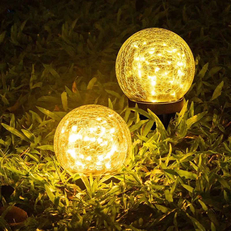 Solar Globe Lights Detail