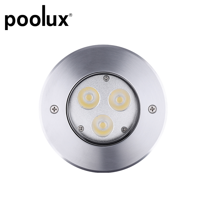 High Quality 304 Stainless Steel LED Pool Light IP68 Waterproof Single Color RGB DC24V 12W Inground Solar Pool Light