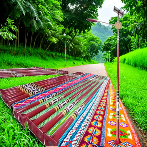 Durable Galvanized 9m Solar Street Light Pole for Parks