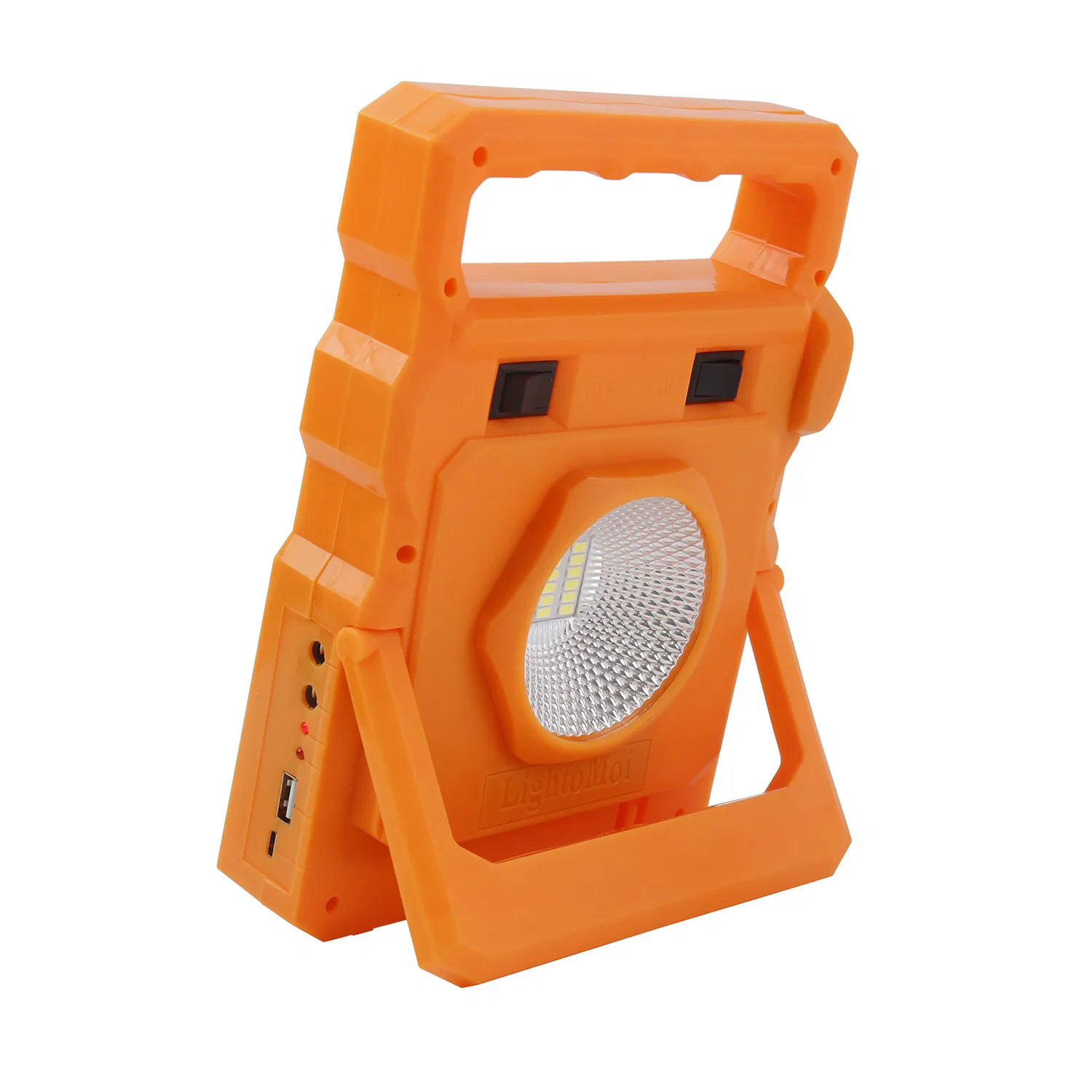 Emergency Mobile Charging Portable Multi-Function Solar Lighting System Kit with Floodlights