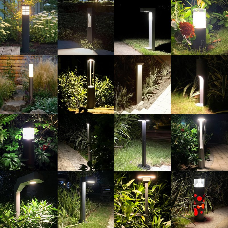 Modern IP65 Rated Outdoor Lighting for Villas and Courtyards