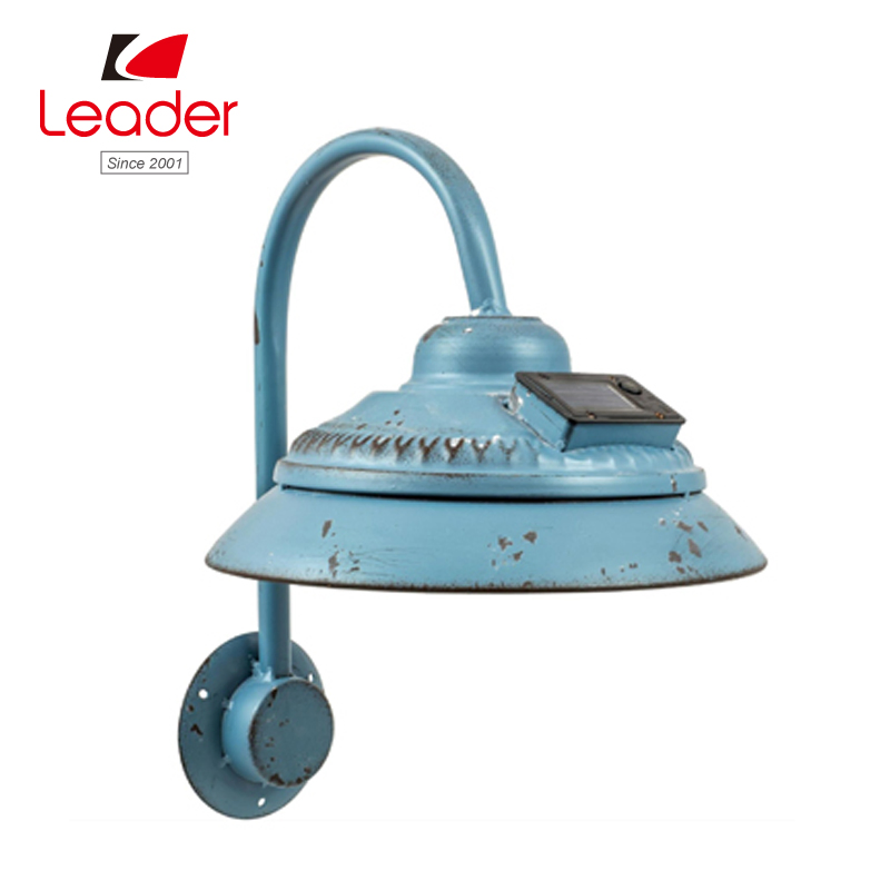 Solar Light Outdoor, Wall Mount Rustic Vintage Red Decor Barn Light, Waterproof, No Wiring, Decor Lighting for Patio, Garden, Deck, Path, Courtyard