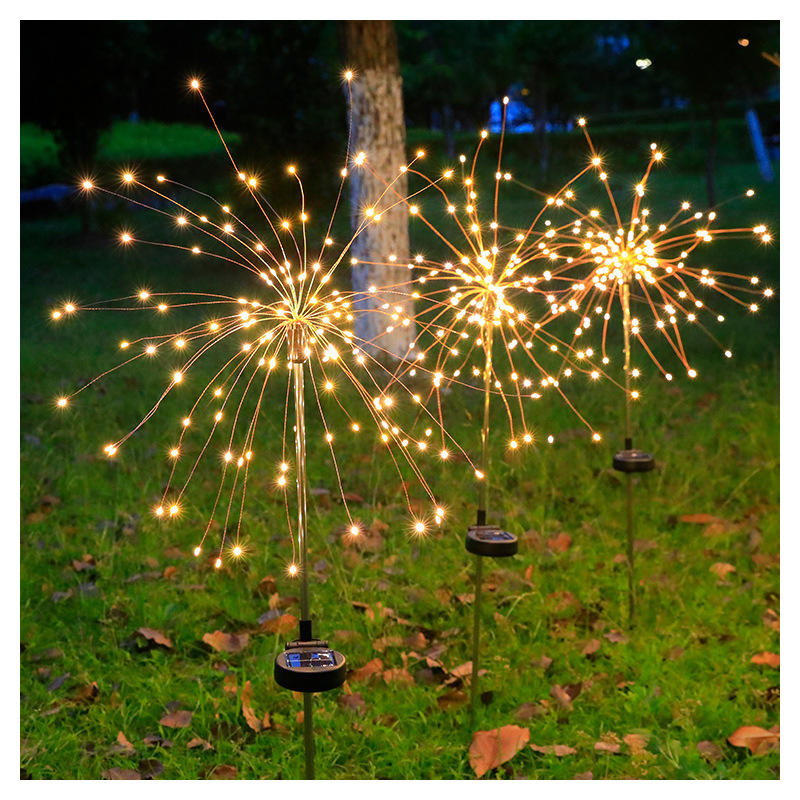 Christmas Fireworks Lights Solar String Lights