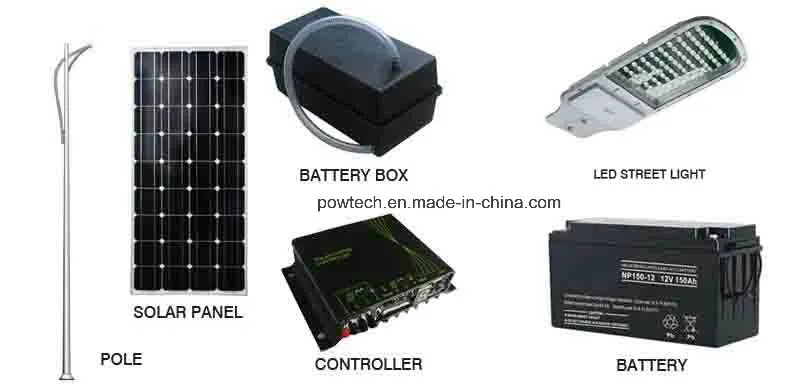 Solar street light configuration