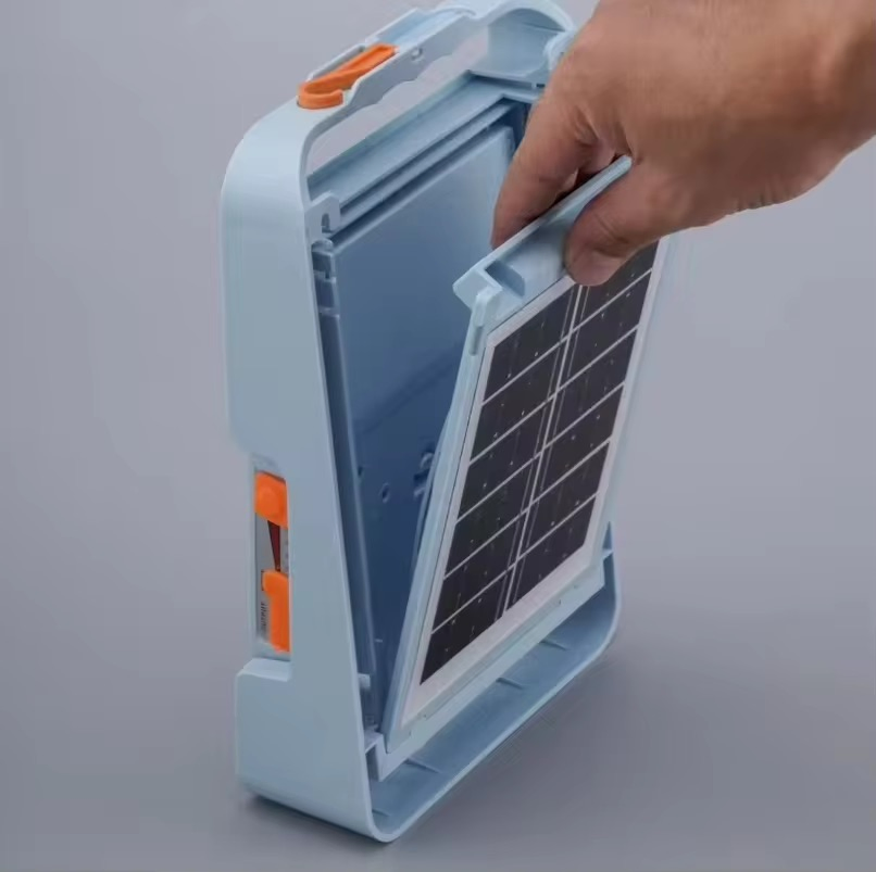 150W 6000K 4 in 1 Campingtent Five-Speed Dimming LED Outdoor Solar Emergency Light