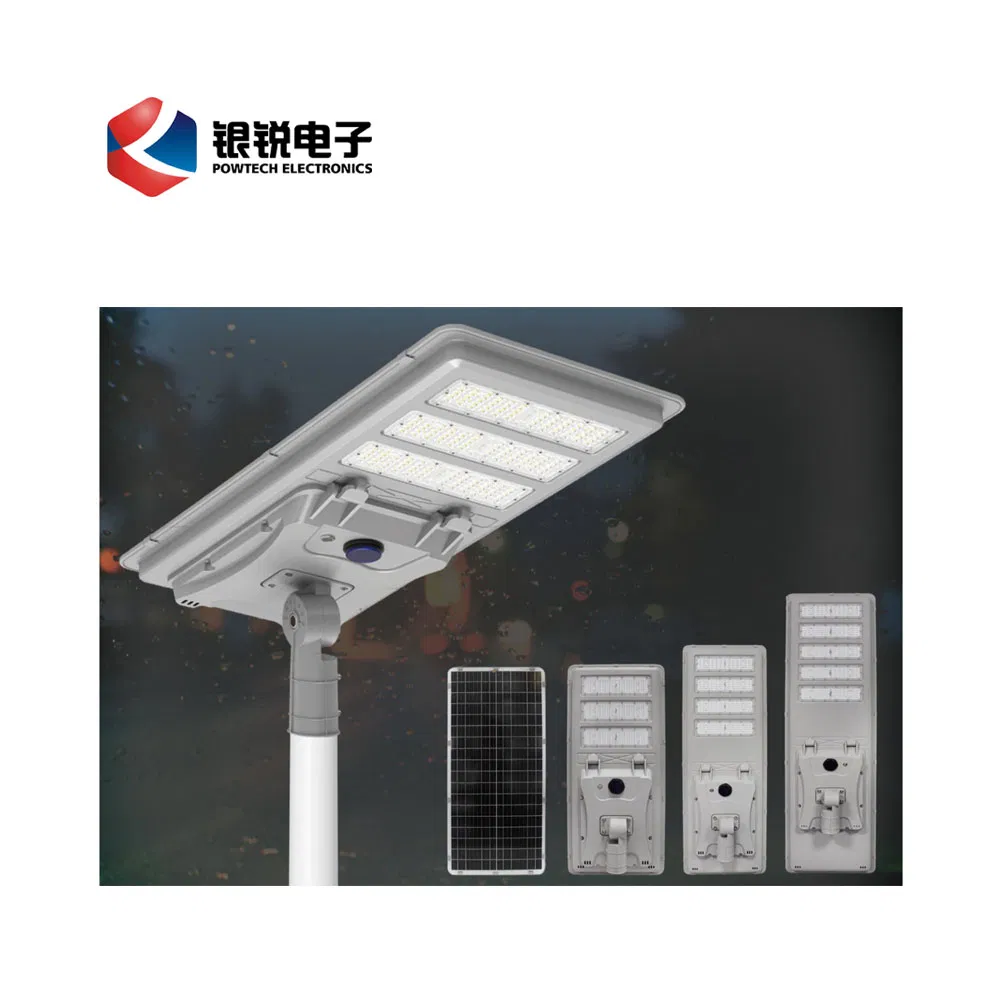 All-in-One Waterproof Outdoor 60W LED Solar Street Lights with Lithium Battery