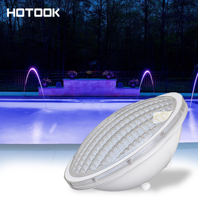 PAR56 Pool Light Replacement Bulb IP68 Underwater Lamp E27 163mm (6.42inch) IP68 AC/DC 12V/24V RGBW RGB LED Solar Swimming Pool Lights