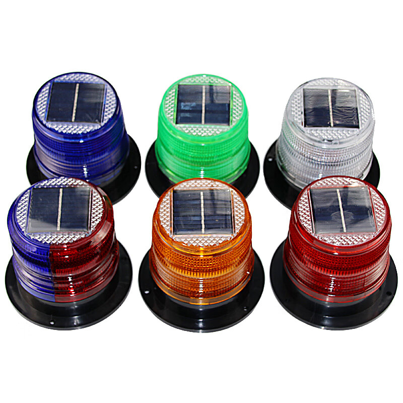 LED Solar Warning Lights Magnetic Car Roof Flashing Night Traffic Barricade Light