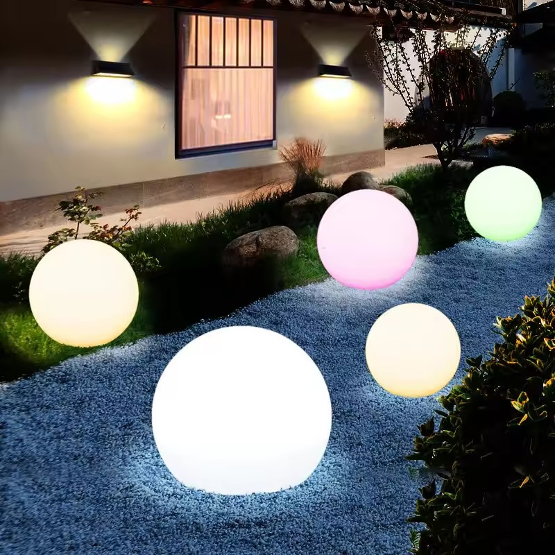 Outdoor Garden Sphere RGB IP65 Solar LED Swimming Pool Floating Ball Light