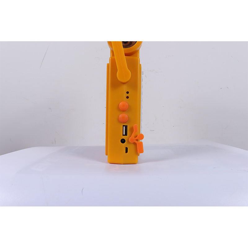 Double Charging USB or Solar DC Acoustic Alarm Flashing Bluetooth Aluminum Long Range Lithium Battery Portable Light