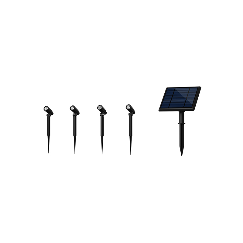 Luz Solar Decorativa Solar Light Kit Garden Path Lamps (COB) Partable Camping