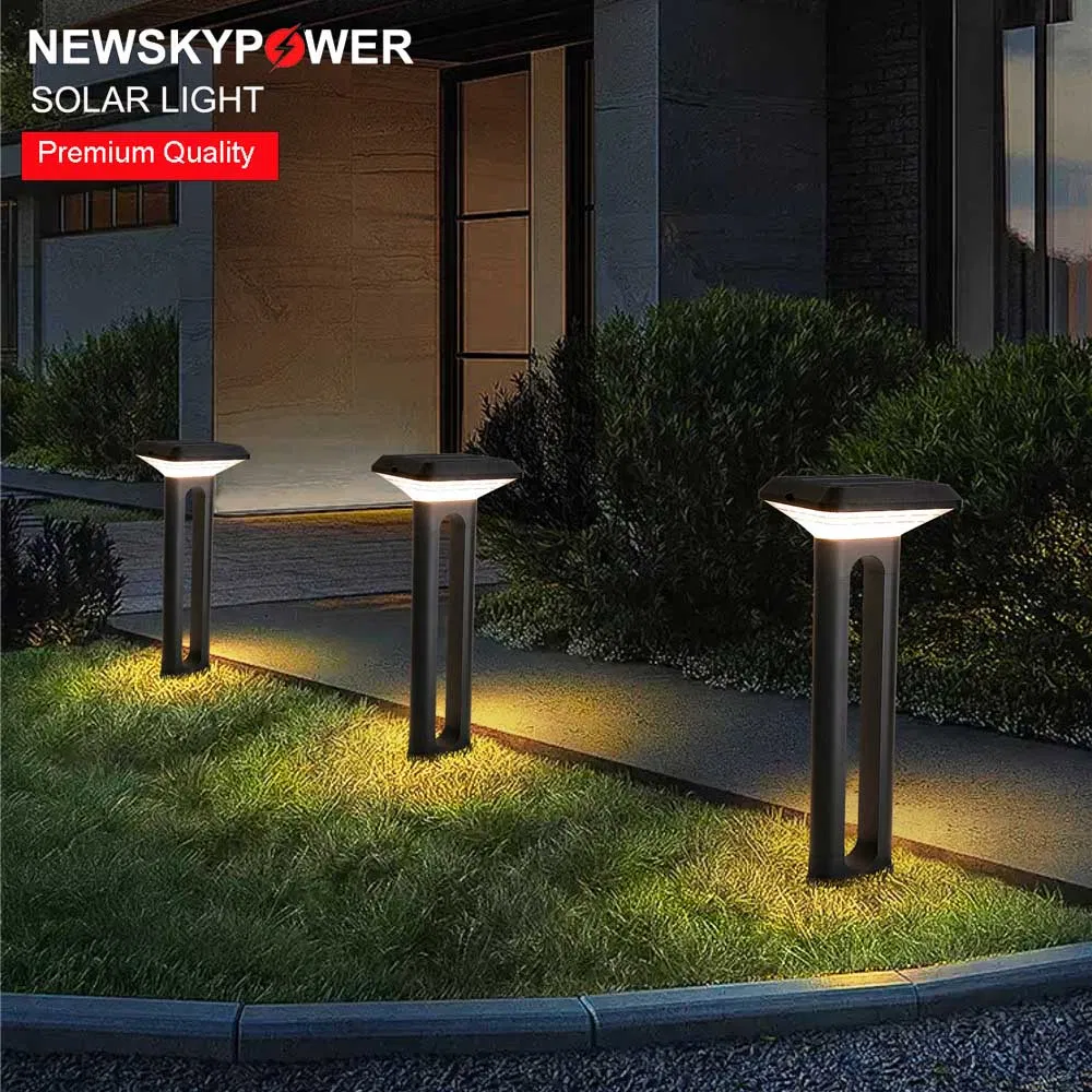 Cheap Solar Bollard Light 80cm High 5W LED 8ah Battery IP65 Rated Easy Installation Perfect for Garden Path Walkway Driveway
