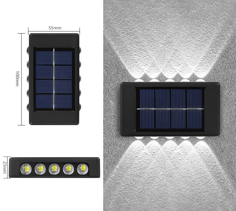 Solar Wall Light Dimensions