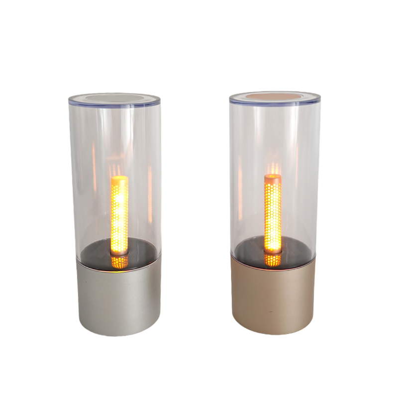 Decorative Solar Flickering Flame Table Lamp - IP44 Waterproof Outdoor/Indoor LED Atmosphere Light for Garden Patio Deck Decor