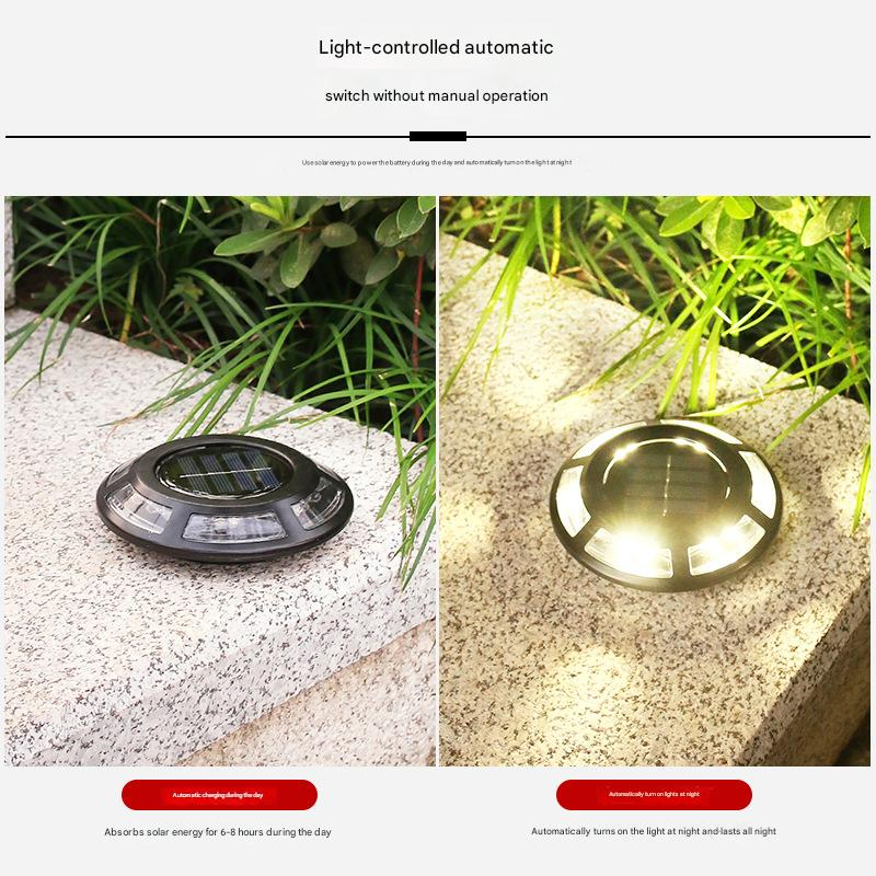 Multi-Scene Solar Ground Lights Are Suitable for Gardens, Terrace Swimming Pools, Park Trails