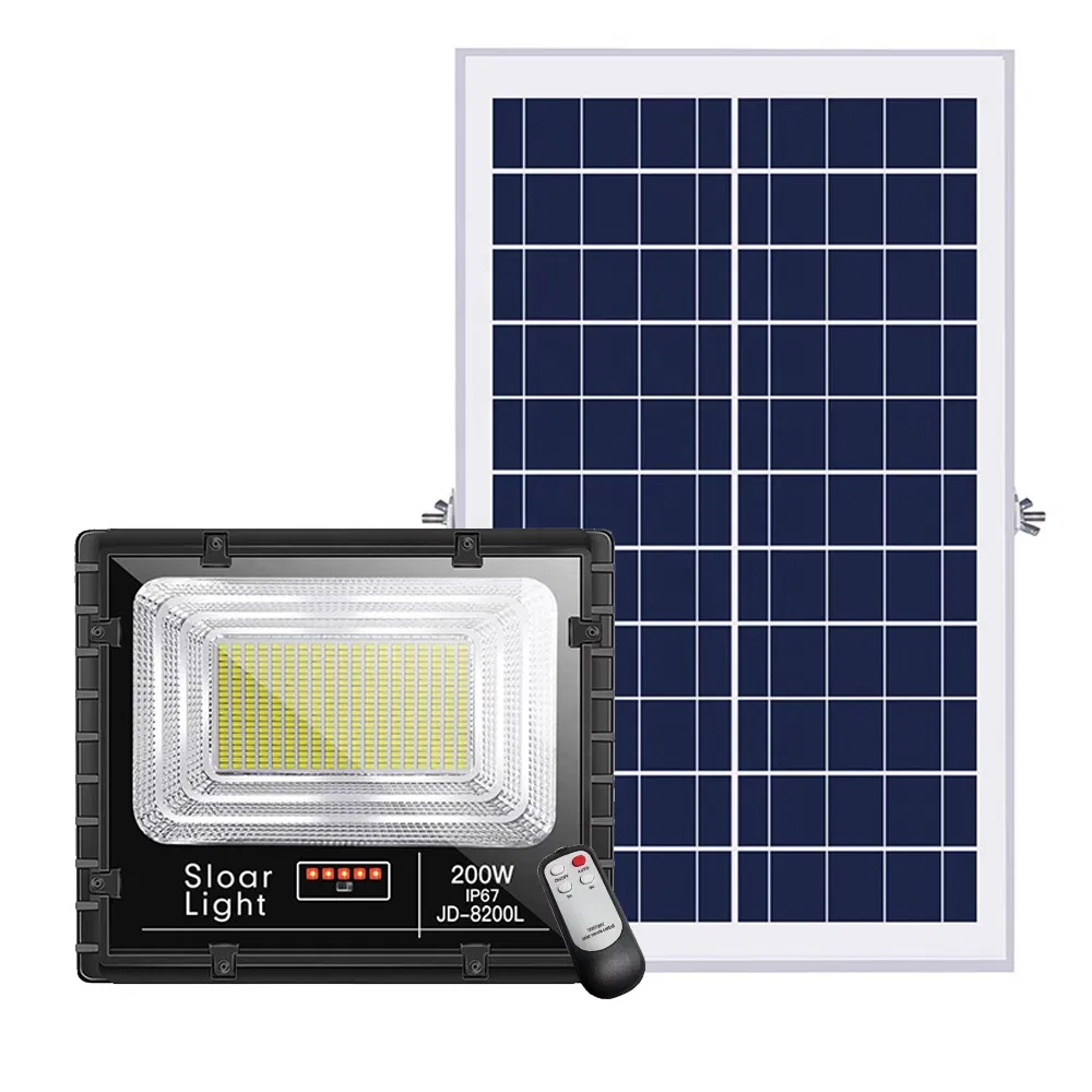 300W 200W High Quality Waterproof Outdoor Wall Solar Reflector Solar LED Flood Garden Lights