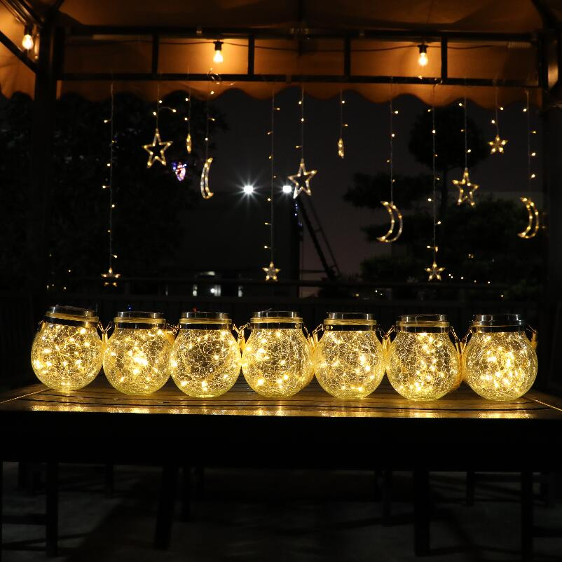 High Quality Solar Powered Operated LED String Lights Garden Decorative IP65 Christmas Holiday LED Light