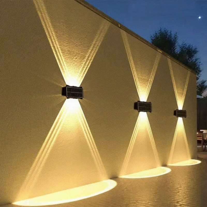 Customzied Solar Light for Garden, Outdoor Solar LED Wall Washer Light Waterproof Garden Villa Fence Lamp