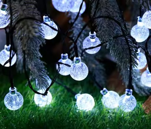 Solar Christmas Light String Color Multicolor Light Outdoor Waterproof for Tree Decoration