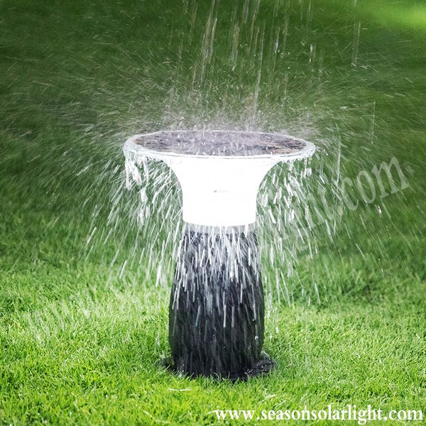 New LED Lighting Garden Gate Outdoor Solar Light Fence Post Cap Light with Warm+White LED Lighting