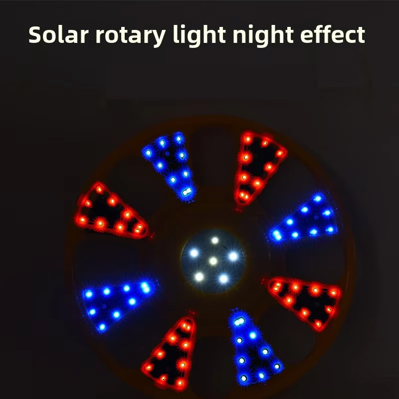 Bright Solar Rotary LED Emergency Traffic Warning Light