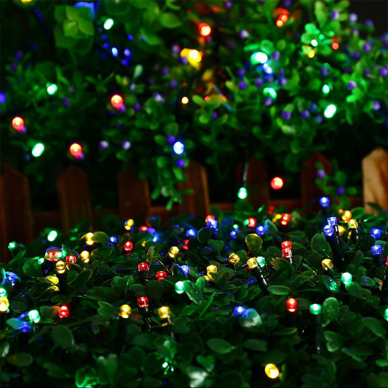 Fire Wedding Party Multicolorful Ground Wall Solar String Strip Decoration LED Bulb Ball Lantern Lamp Light