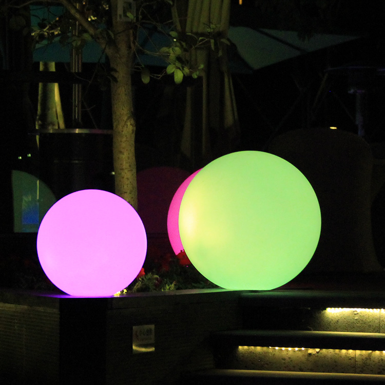 Color Change RGB Garden Sphere Lights IP65 Waterproof Solar LED Ball Light Outdoor Street Magic Ball Floating Pool LED Light