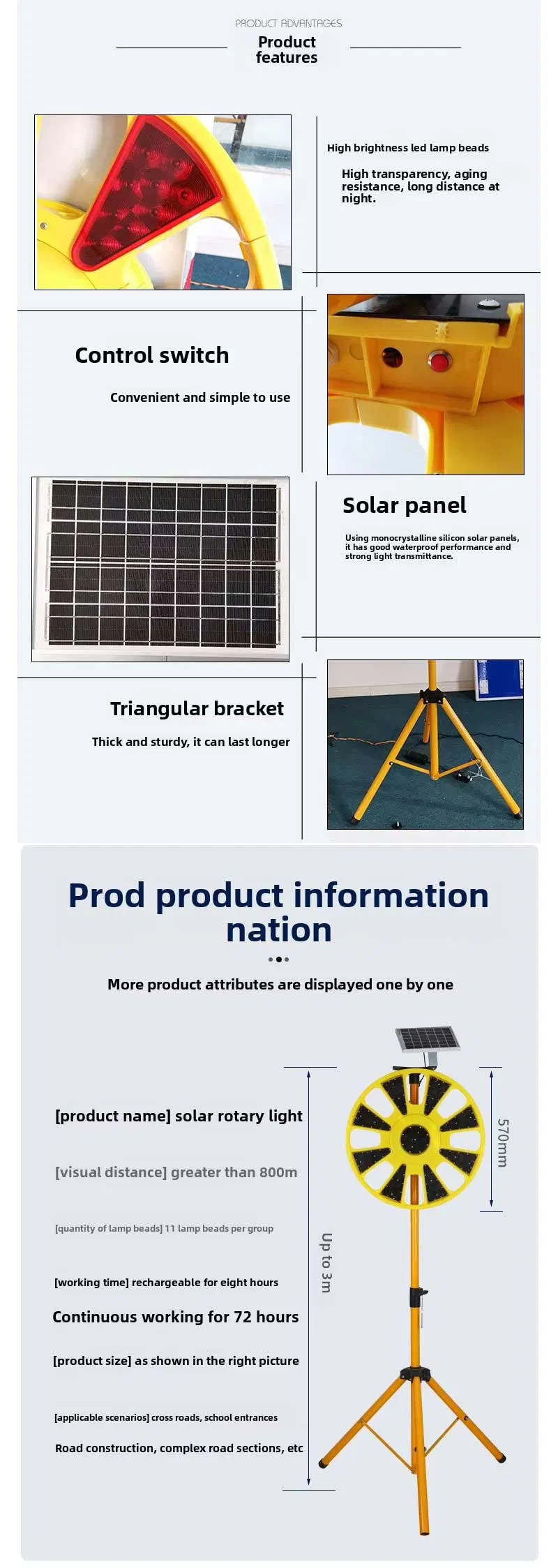 Solar LED Traffic Light Application