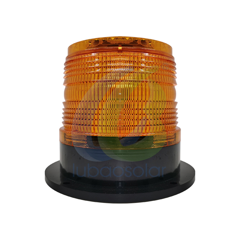 Impact Resistant Flashing Car Roof Wireless Solar Magnetic Strobe Light