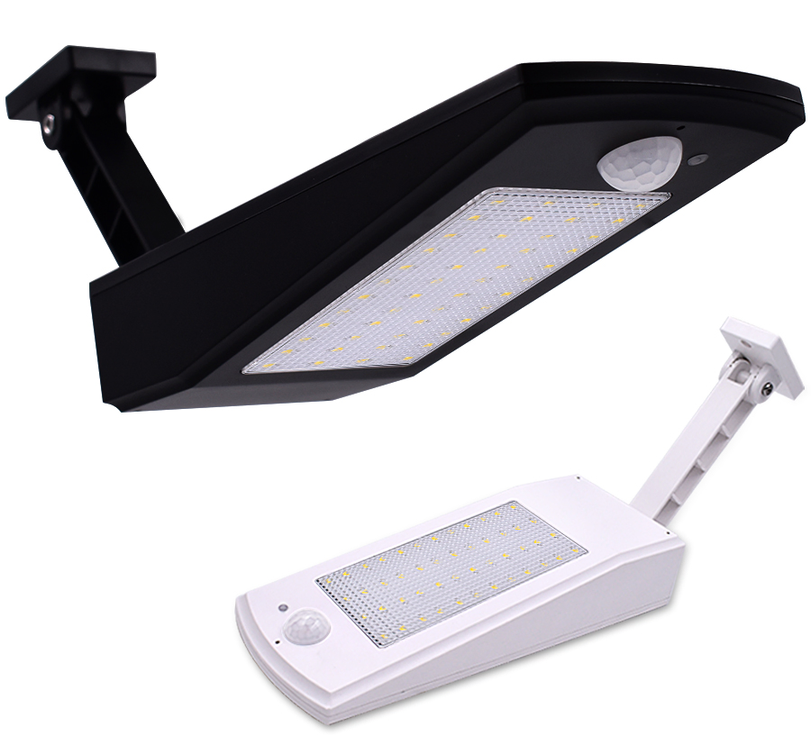 Solar Sensor Outdoor 48 LED Security Light for Garden Path Courtyard Adjustable Beam Angle