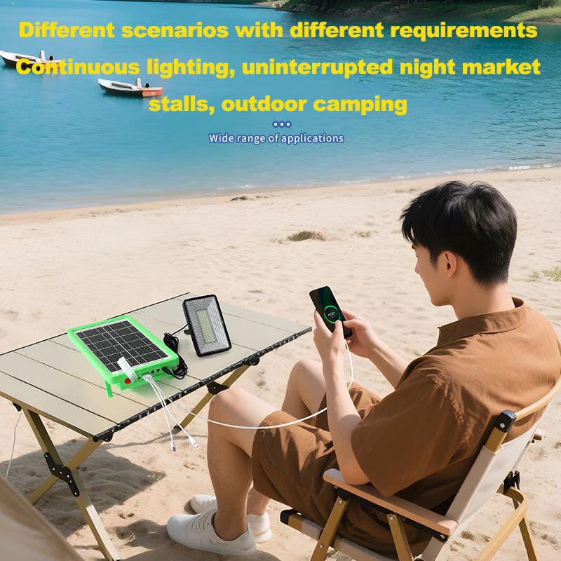 Portable off-Grid Solar Energy Home Lighting System Kit