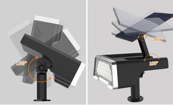 Factory Wholesale Roof Lights Waterproof Backyard Courtyard Lighting Solar Lights