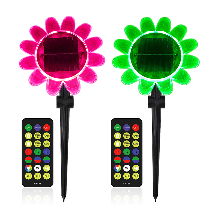 Outdoor Swimming Pool Garden Use IP68 Waterproof Colorful Solar Powered Garden Light