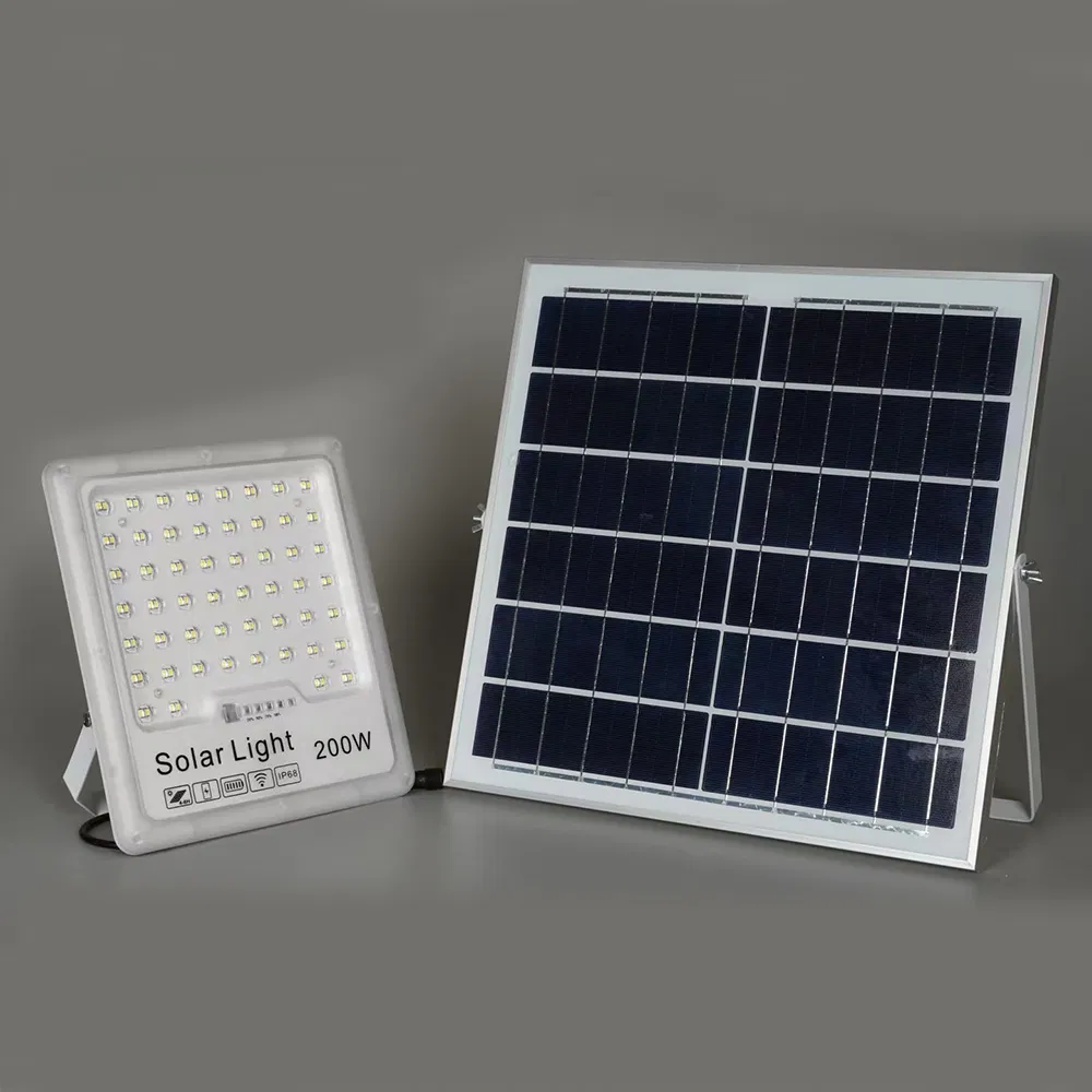 Environmental Protection High Efficiency 40W/60W/100W/200W Portable Solar Flood Light for Outdoor Lighthing