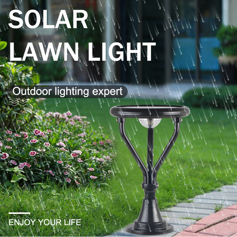 IP65 Garden Post Lights Small Solar Lights 5W Outside Garden Lights
