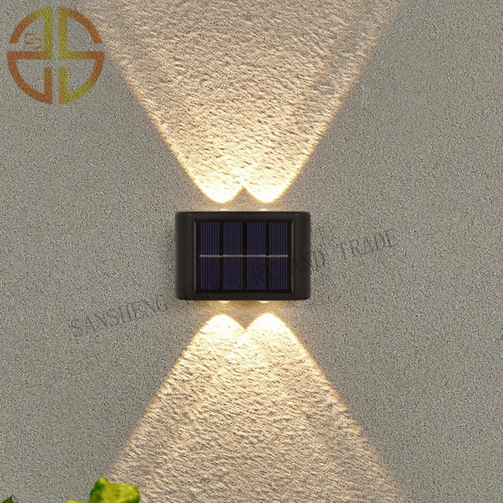 Solar LED Waterproof Courtyard Lights Fence Light Outdoor Lighting for Wall